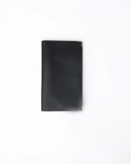 Deluxe Passport Travel Leather Long Wallet-Black