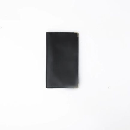 Deluxe Passport Travel Leather Long Wallet-Black