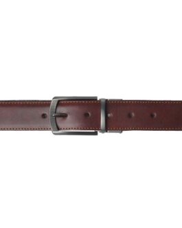 BLACK CHOCOLATE BROWN Double Sided Reversible Men’s’ Leather Belt