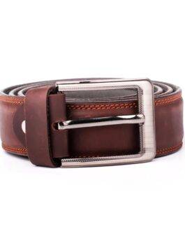 Brown Belt With Silver Buckle