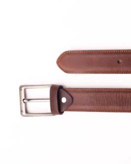 Brown Belt With Silver Buckle