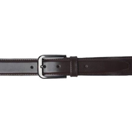 Formal Leather Belt Single Stitch-Black - Image 2