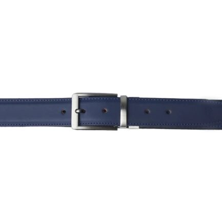 BLACK BLUE Double Sided Reversible Men's' Leather Belt - Image 3