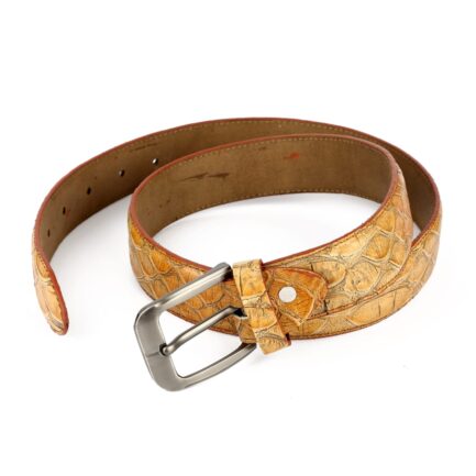 Alligator Belt - Camel