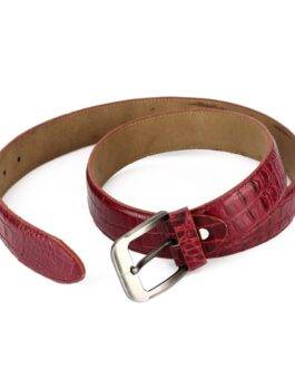 Alligator Belt-Red