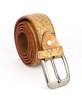 Alligator Belt – Camel