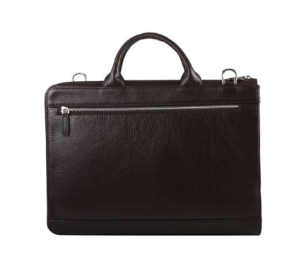 Leather laptop Bag-Brown - Image 2