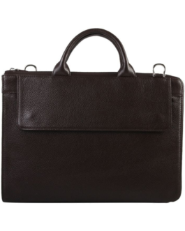 Leather laptop Bag-Brown