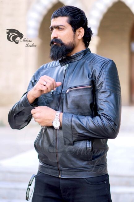 Bergamo leather jacket - Image 7