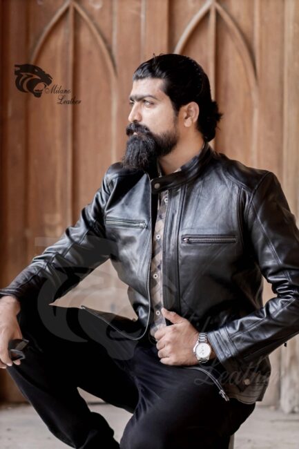 Diesel leather jacket - Image 3