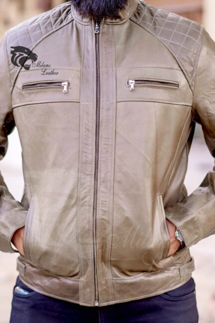 Carrara leather jacket - Image 4