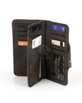 TRI FOLD CRAZY LONG WALLET