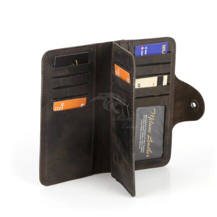 TRI FOLD CRAZY LONG WALLET - Image 4