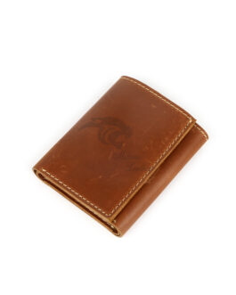 The Compact Trifold Wallet // Crazy Horse Leather // Light Brown