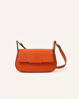 SMALL SADDLE CROSS-BODY BAG ORANGE