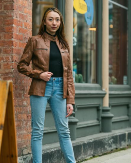 Milano Leathers Lambskin Tan Jacket