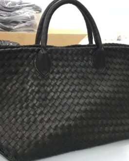 Women Tote Bag Zipper Black