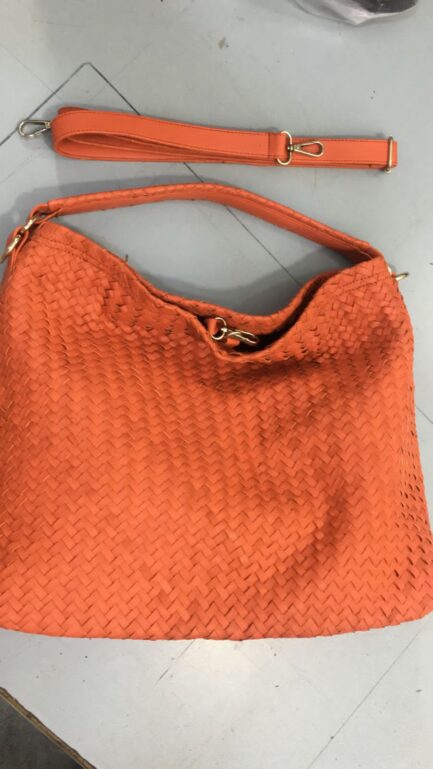 Women Leather Basket Tote Bag - Image 14