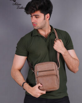 Milano Leather Brown Cross Bag-ML-B005